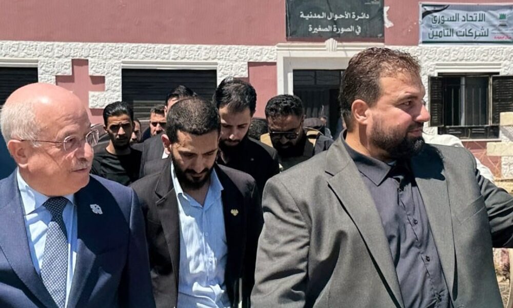 تدشين مكتب لنقل المرور في منطقة الصورة الصغرى بمحافظة السويداء الريفية