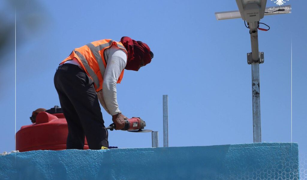 إعادة تأهيل محطة الطابية بدير الزور بالتعاون بين مياه دير الزور واليونيسف