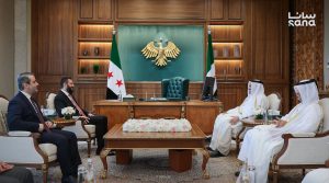 الرئيس الأسد يلتقي بدمشق وزير الدولة للشؤون الخارجية القطري محمد بن عبد العزيز الخليفي