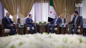 الشيباني يناقش مع القائم بأعمال السفارة المصرية في سوريا تعزيز التعاون بين الدولتين