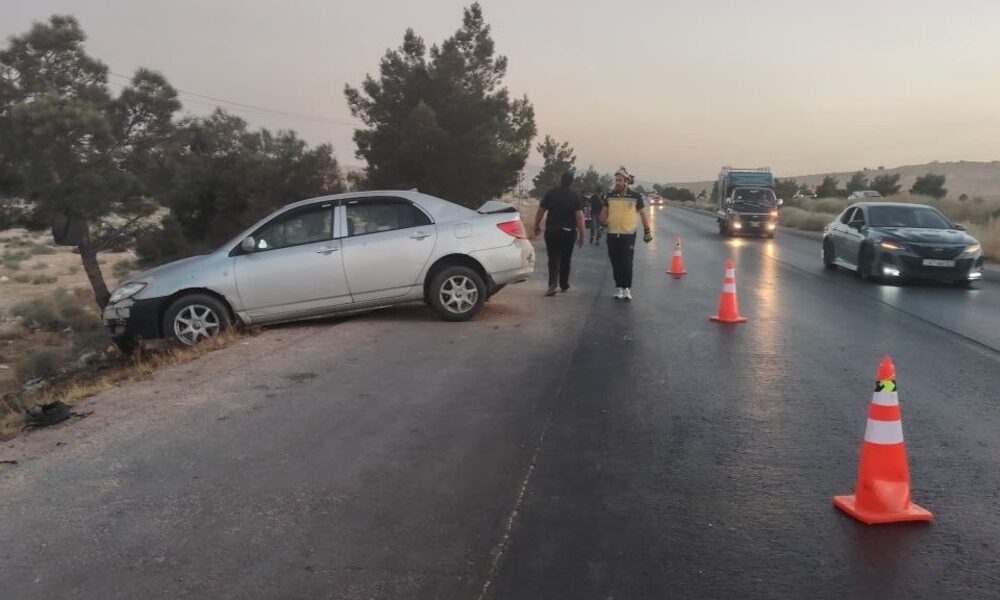 دمشق الريفية: مصرع شخص إثر تصادم مركبة بدراجته النارية على طريق الديماس