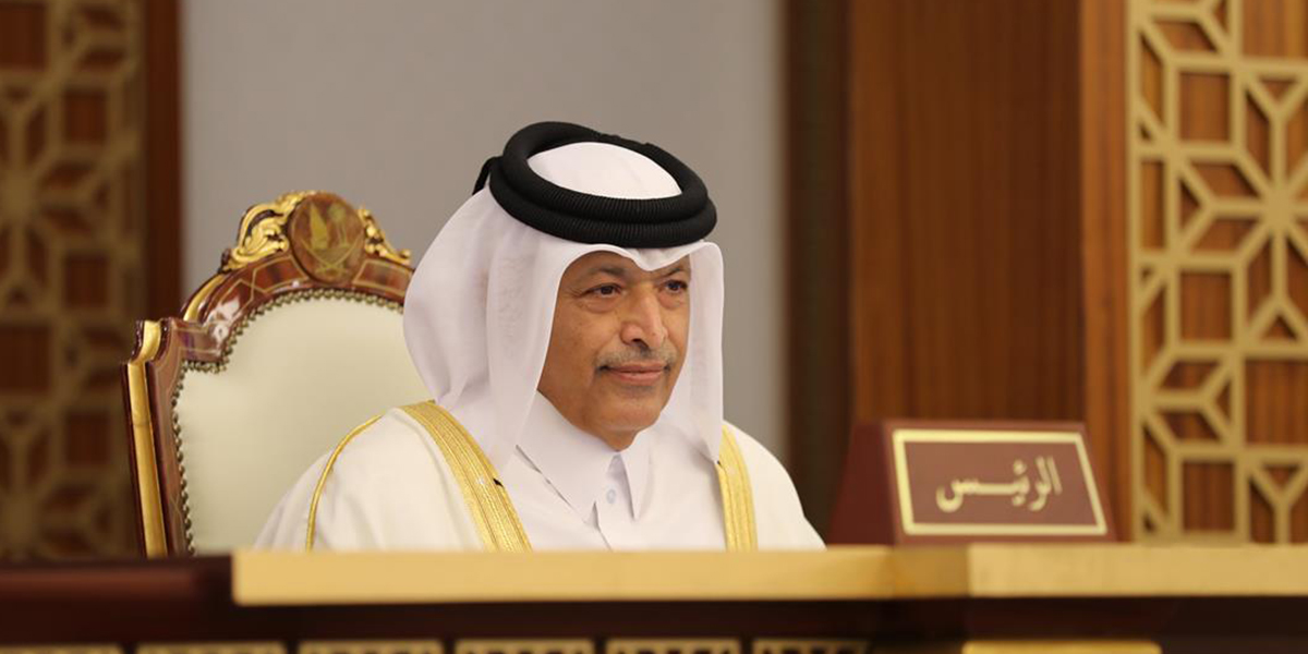 رئيس المجلس الاستشاري القطري يبارك للعواك بمناسبة انتخابه رئيساً للبرلمان