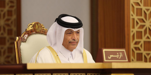 رئيس المجلس الاستشاري القطري يبارك للعواك بمناسبة انتخابه رئيساً للبرلمان