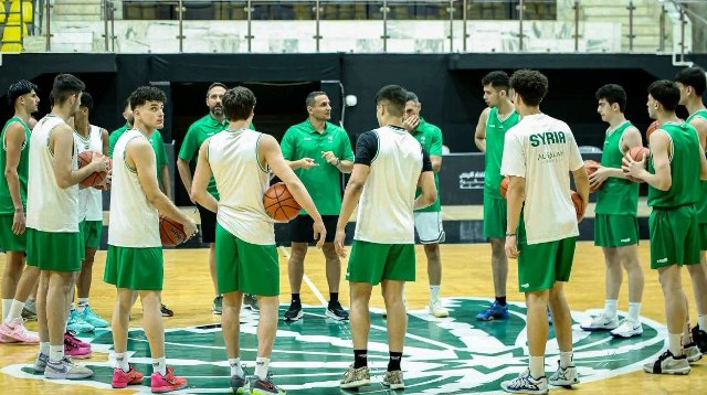 فريقنا الوطني لكرة السلة للشباب يلتقي الأردن في بطولة غرب آسيا