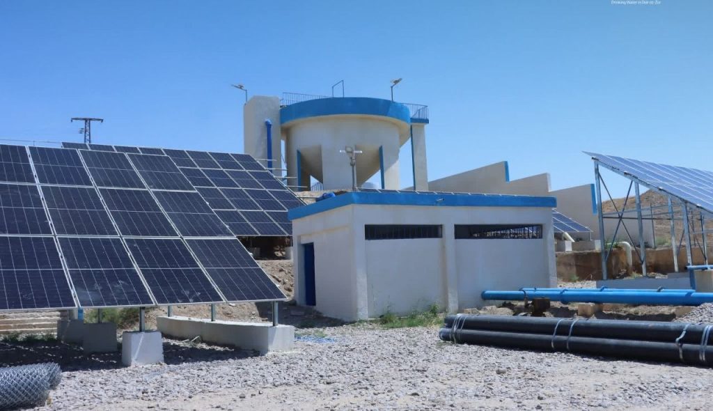مبادرة مهمة لتطوير منظومة مياه الشرب في بلدة الطابية بدير الزور تستفيد منها 20 ألف شخص