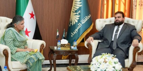 محافظ السويداء يناقش مع مفوضية الأمم المتحدة لحقوق الإنسان قضيتي الرجوع والتعليم