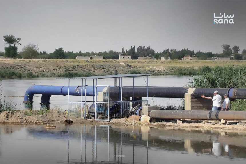 وزير الطاقة يعلن استئناف إمدادات مياه الشرب لأربع بلدات بريف دير الزور بعد توقف 14 عاماً