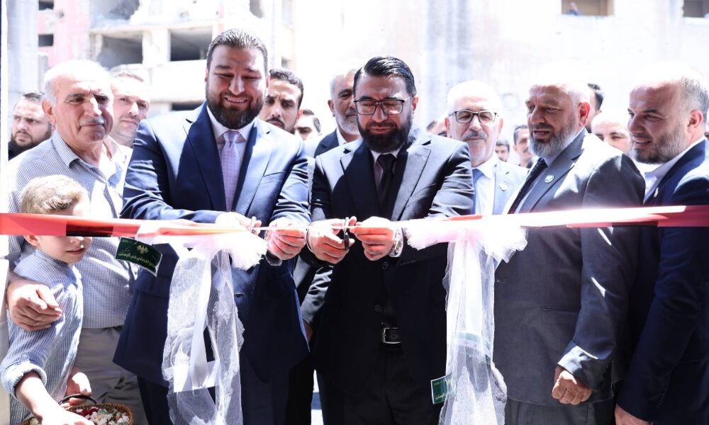 وزير العدل يدشن المجمع القضائي في الرستن بمحافظة حمص