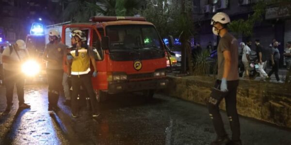 "الجهات المختصة تعلن إكمال عمليات التدخل إثر انفجار حافلة الركاب في جرمانا"