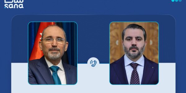 الشيباني والصفدي يناقشان التنسيق بين سوريا والأردن ومستجدات الإقليم