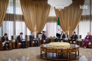 الشيباني يناقش مع نائب وزير الخارجية الياباني قضايا إعادة البناء والاستثمار