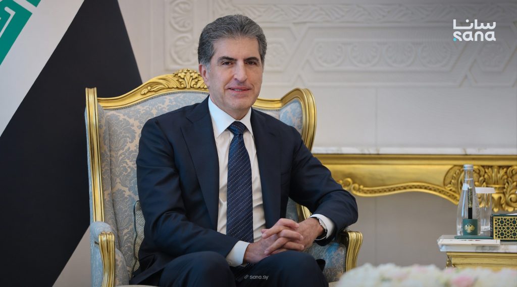 بارزاني: سوريا تستطيع تحت قيادة الرئيس الشرع التوجه نحو مستقبل أكثر نوراً لجميع مواطنيها