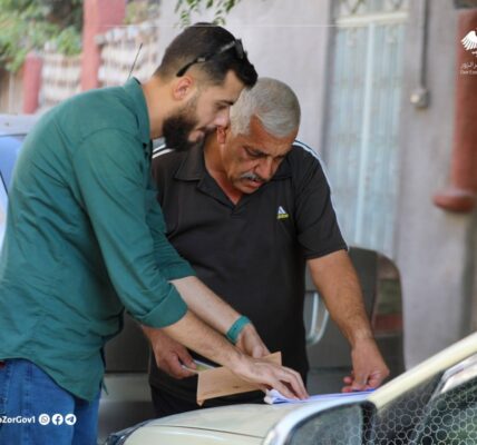 توزيع رواتب المتقاعدين في دير الزور مباشرة إلى المنازل