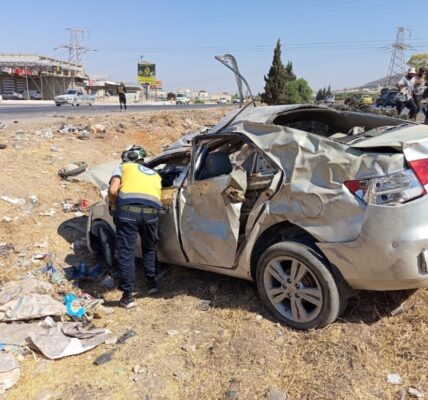 مصرع ثلاثة أفراد وإصابة 36 في حوادث طرق وحرائق أمس في أنحاء الوطن