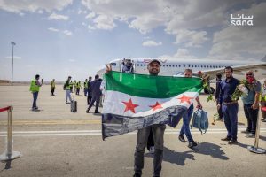 استقبال مطار دير الزور لأول رحلة من شركة LEAV Aviation الألمانية