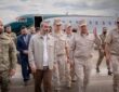 الشيباني يقوم بزيارة لمطار اللاذقية الدولي ويلتقي بمسؤولين من روسيا