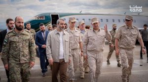 الشيباني يقوم بزيارة لمطار اللاذقية الدولي ويلتقي بمسؤولين من روسيا