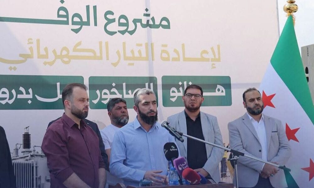 بدء مبادرة لإصلاح أنظمة الكهرباء في أربعة مناطق بحلب.