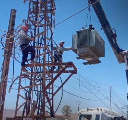 تركيب 6 محولات جديدة لتحسين استقرار الكهرباء في الحسكة