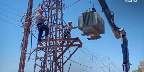 تركيب 6 محولات جديدة لتحسين استقرار الكهرباء في الحسكة