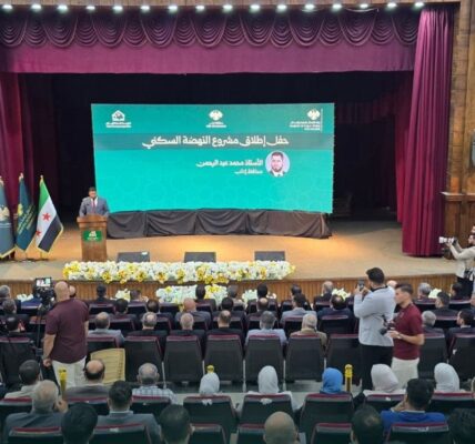 إطلاق مشروع النهضة للإسكان في إدلب والذي يحتوي على 3 آلاف مسكن
