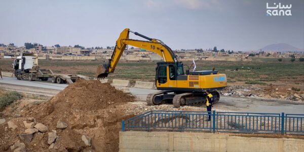 الاستعدادات المسبقة للدفاع المدني في الحسكة لمواجهة ارتفاع مياه نهر الخابور