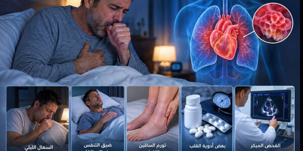 السعال الليلي الجاف.. مؤشر لا يجب إهماله وقد يدل على فشل القلب