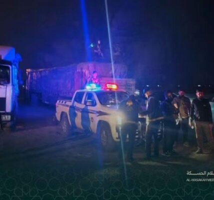 القبض على مركبات تنقل مادة التنر لتوزيعها بشكل غير قانوني في الحسكة