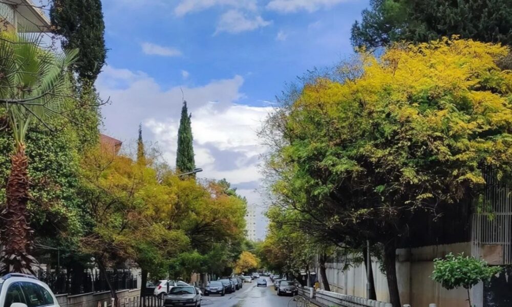 سماء ملبدة جزئياً واحتمالات لأمطار متفرقة في مناطق متنوعة