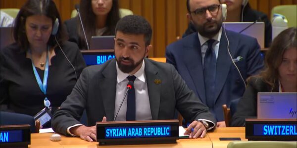 علبي: سوريا اختارت مسار إعادة إعمار الوطن وتثبيت حكم القانون