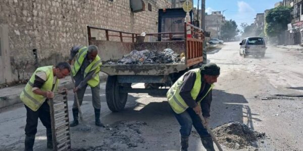 فِرق الإغاثة في حلب تستمر في التعامل مع تداعيات العاصفة المائية
