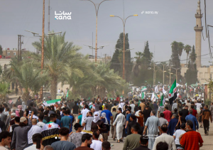 مظاهرة في الحسكة تطالب بتعزيز حضور الدولة في كافة أنحاء المحافظة